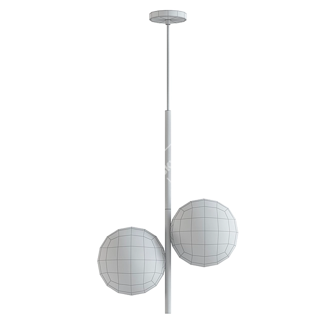 Maxim Vesper 20: Sleek Pendant Light 3D model image 2