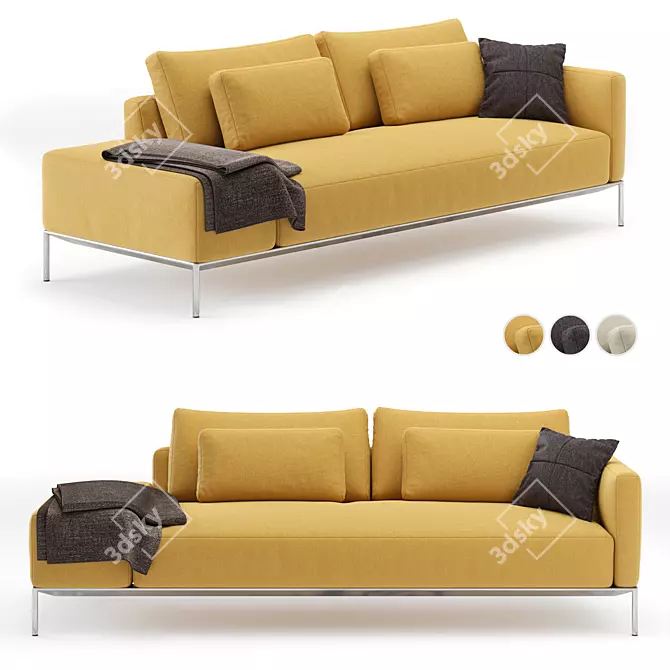 Modular Dizzy Sofa by Horm 3D model image 2