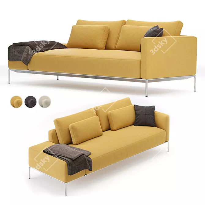 Modular Dizzy Sofa by Horm 3D model image 3