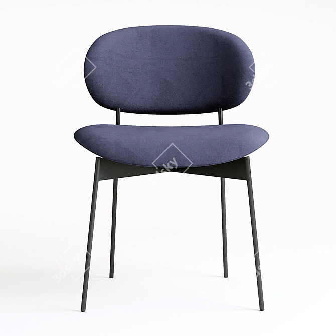 Elegant Luz Chair: Sleek Design & Superior Comfort 3D model image 3