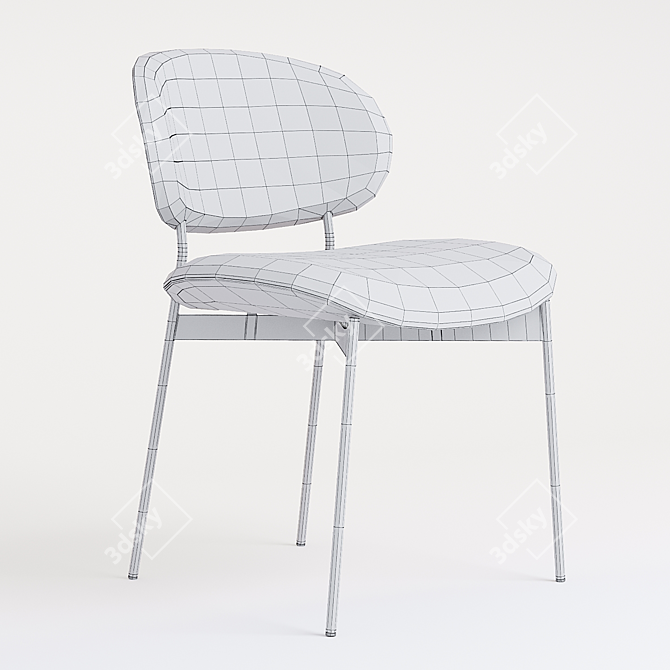 Elegant Luz Chair: Sleek Design & Superior Comfort 3D model image 5