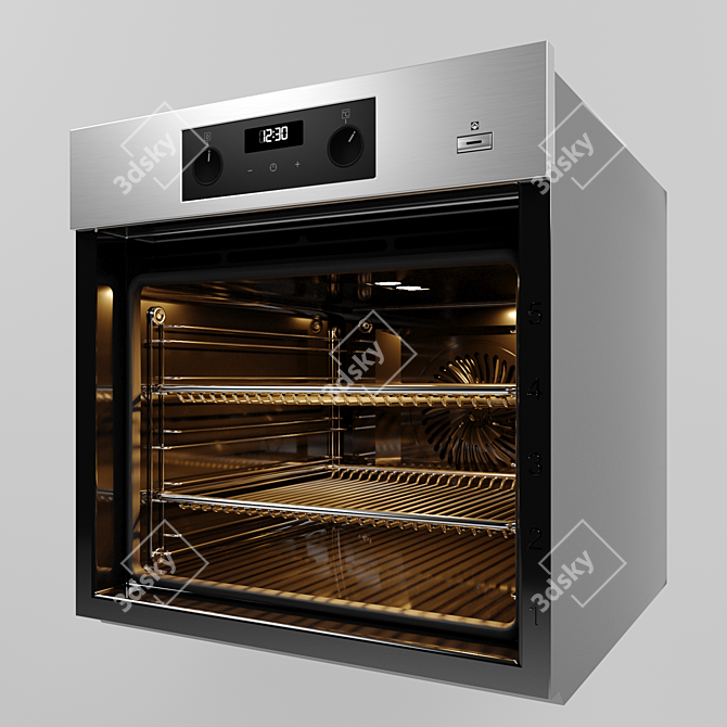 Electric SteamBake: Effortless Cooking with AEG 3D model image 3