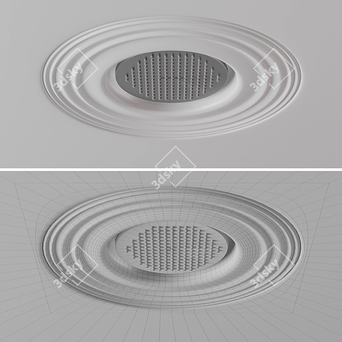 RAINDROP | Luxury Shower Head 3D model image 3