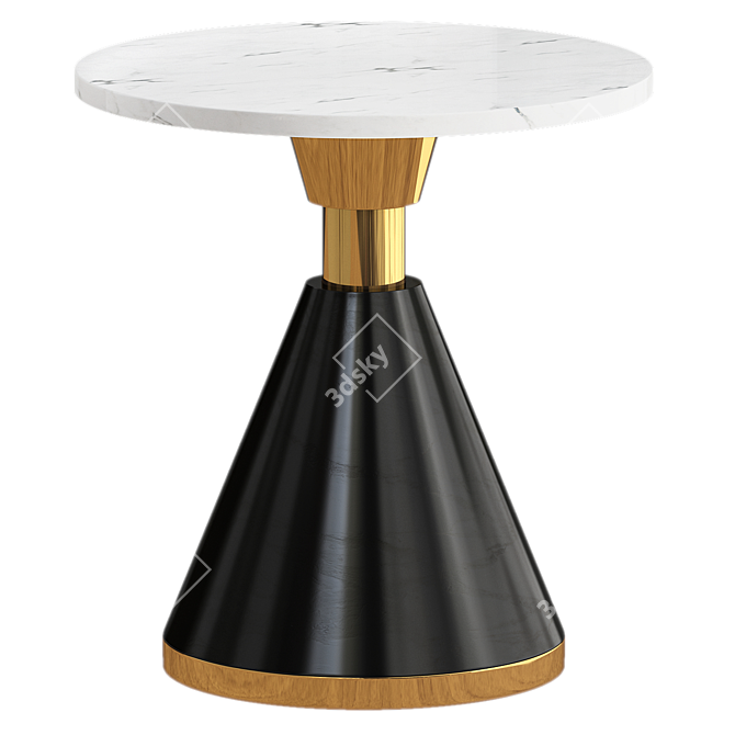 ZAJ Light Luxury Coffee Table - Elegant Design for Modern Spaces 3D model image 1