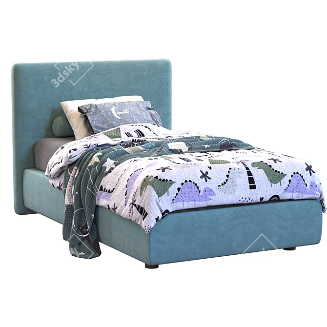 Poliform Arca Bed: Modern Luxury Sleep 3D model image 5