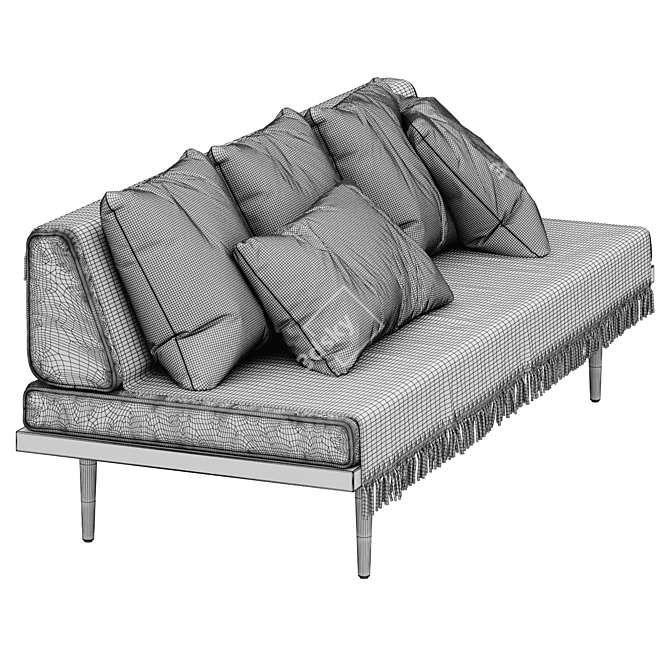 Modern Casara Daybed: Stylish Comfort 3D model image 5