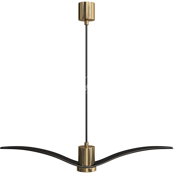 Elegant Odeon Light Birds: Stunning Pendant Light 3D model image 3