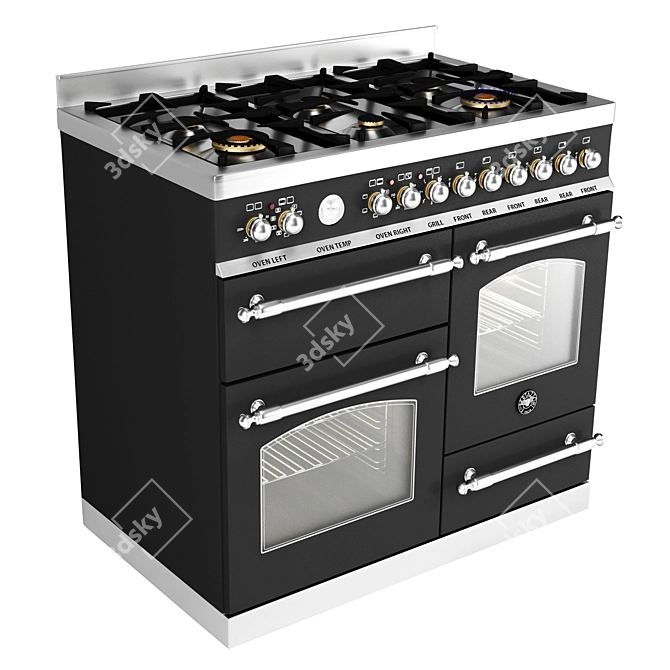 Bertazzoni Heritage Kitchen Set 3D model image 2