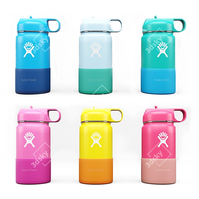 Hydro Flask Kids Water Bottle 3D model image 1