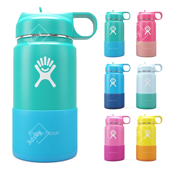 Hydro Flask Kids Water Bottle 3D model image 5