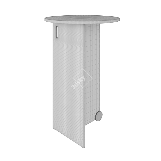 Sleek Design Temp Table 3D model image 6