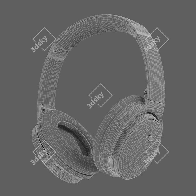 Bose QC 45: Immersive Sound Bliss 3D model image 7