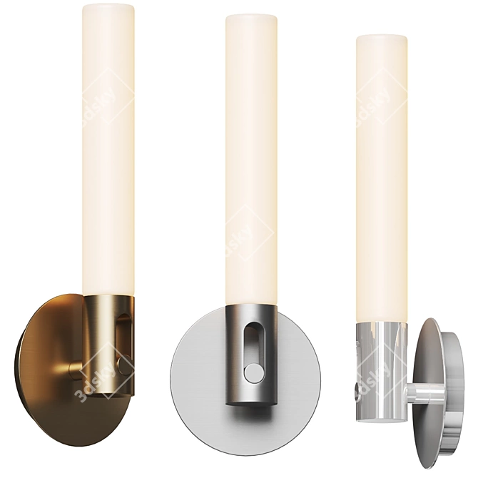 Glowing Elegance: Clare LED Wall Sconce 3D model image 1