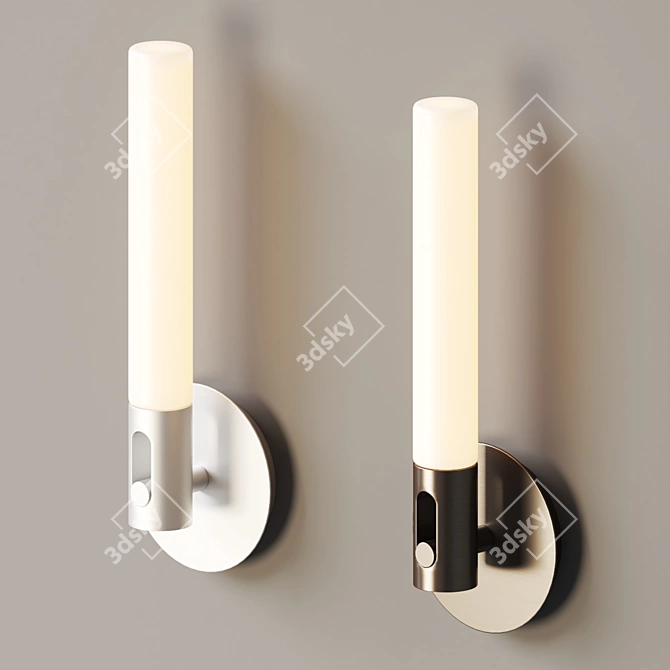 Glowing Elegance: Clare LED Wall Sconce 3D model image 2