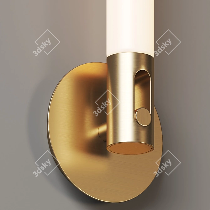 Glowing Elegance: Clare LED Wall Sconce 3D model image 3