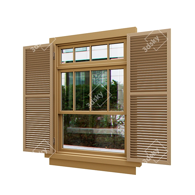 Optimized Exterior Windows v.08 [Pack] 3D model image 5