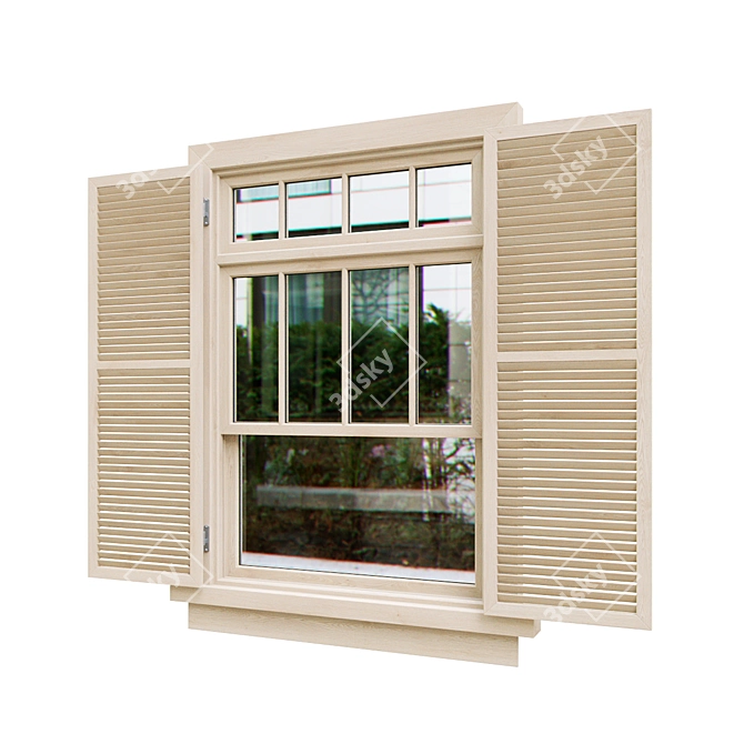 Optimized Exterior Windows v.08 [Pack] 3D model image 6