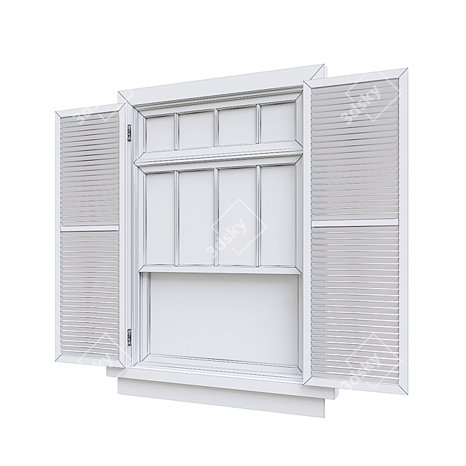 Optimized Exterior Windows v.08 [Pack] 3D model image 7