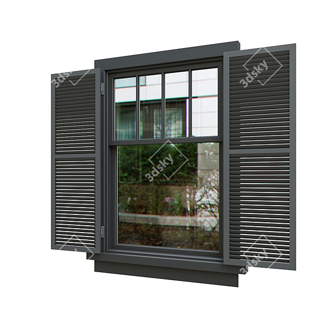 Title: Optimized Exterior Windows Pack 3D model image 4