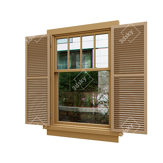 Title: Optimized Exterior Windows Pack 3D model image 5