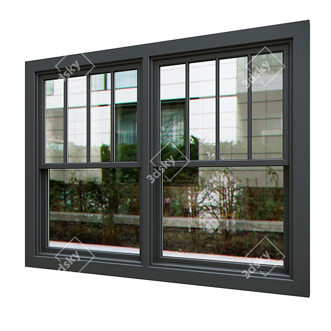 Optimized Exterior Windows v.10 3D model image 4