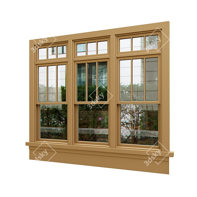 Optimized Exterior Windows v.11 3D model image 5