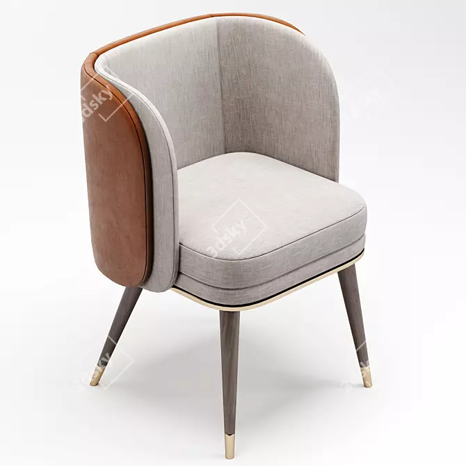 Elegant AMBROSE Chair for Stylish Living 3D model image 3