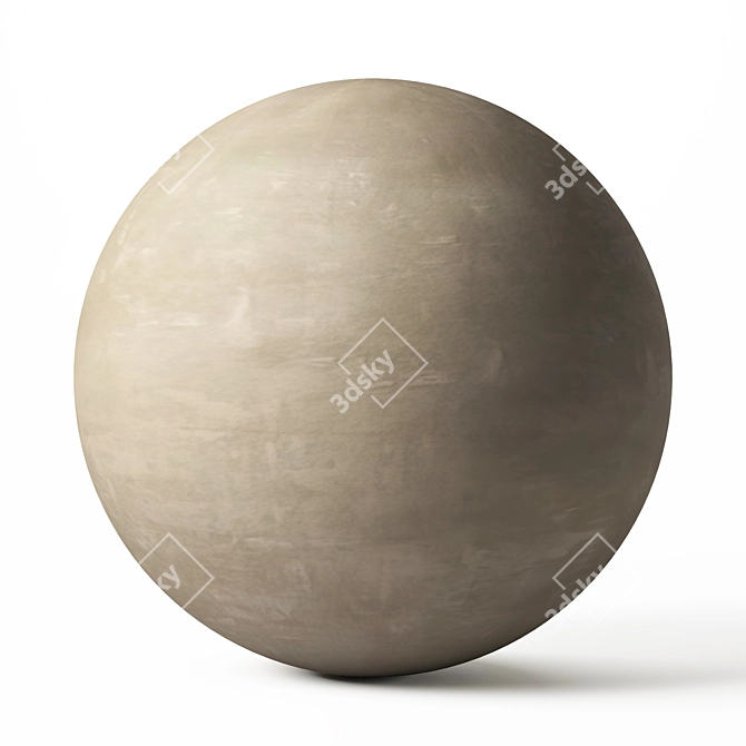 Decorative Plaster Texture Kit 3D model image 2