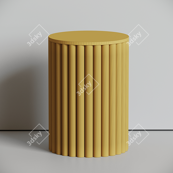 Cazarina Hogre - Compact Side Table 3D model image 2