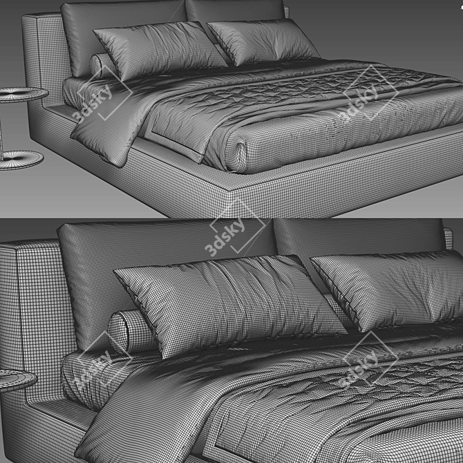 DreamCloud Bed 3D model image 5