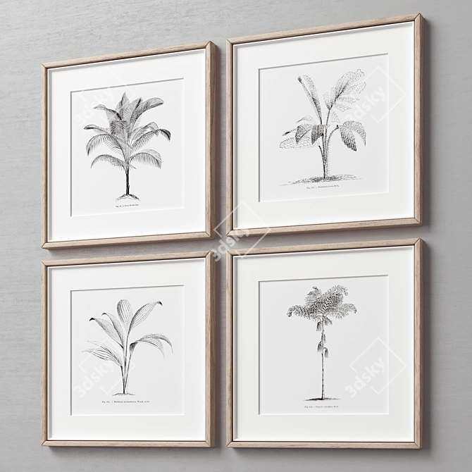 Versatile Picture Frames Set 3D model image 7