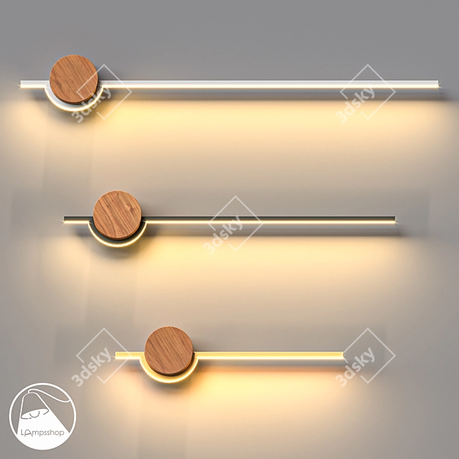 Zarie Sconce: Elegant Lighting Solution 3D model image 3