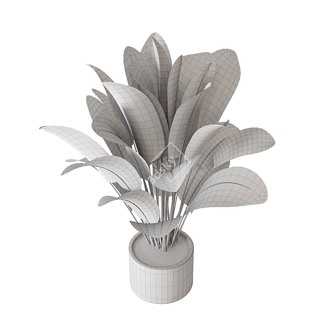 Playfully Green: Indoor Plants Collection 3D model image 7