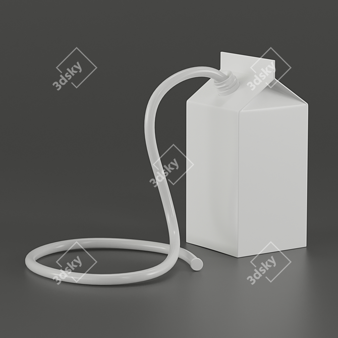 Seletti Daily Glow Milk - Illuminating Desk Lamp 3D model image 2