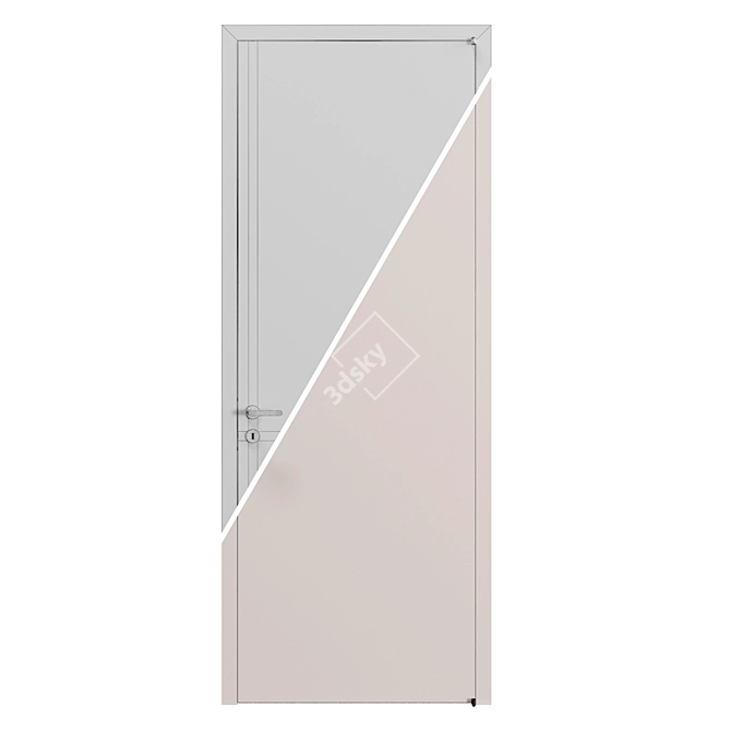 Glamorous Glass Italia Doors Set 3D model image 6