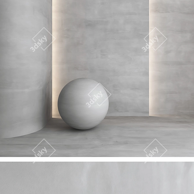 Premium Decorative Plaster Kit 3D model image 3