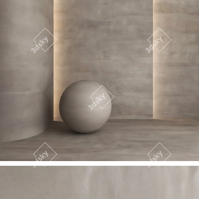 Premium Decorative Plaster Kit 3D model image 6