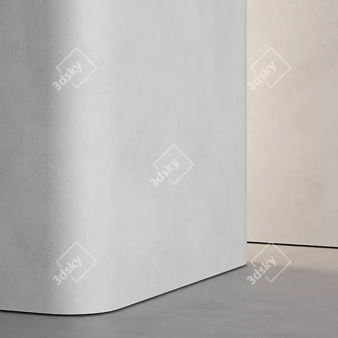 Title: Luxury Plaster Finish 3D model image 2