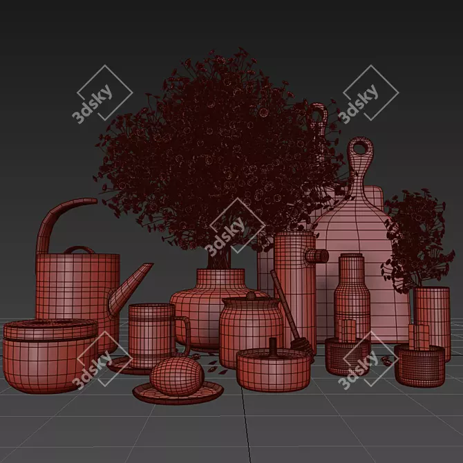 Kitchen Essentials Collection 3D model image 3