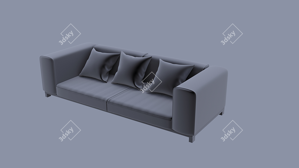 Modern Multi-Purpose Sofa 3D model image 1