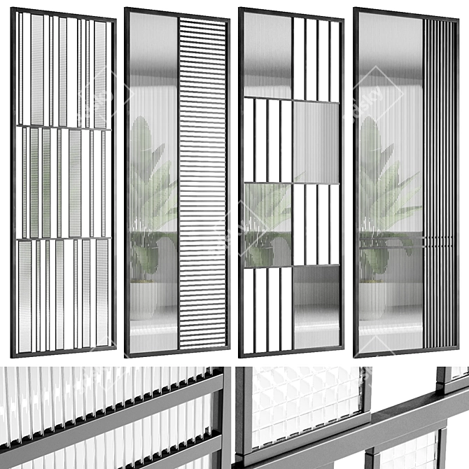 Modular Partition Set 3D model image 2