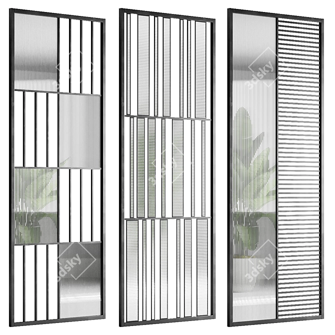 Modular Partition Set 3D model image 3