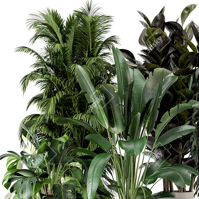 Ferm Living Bau Pot Large Indoor Plants 3D model image 3