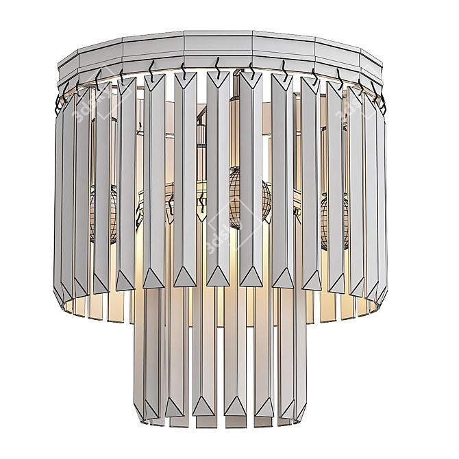 Elegant Vitaluce V5155 Chandelier 3D model image 2