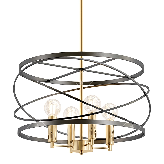 Elegant Florence VL5092 Pendant Chandelier 3D model image 1