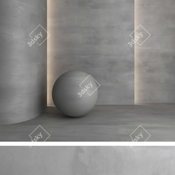 High-Quality Decorative Plaster 3D model image 6