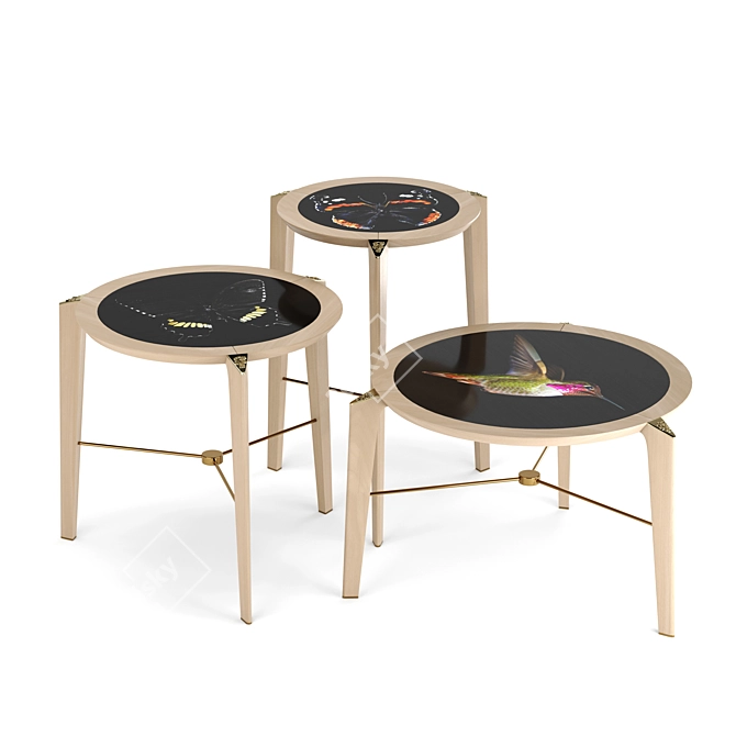 Elegant Table Breeze: Visionnaire 3D model image 5