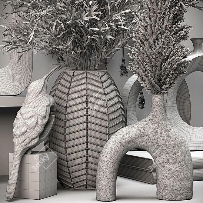 Decorative Set: Elegant and Versatile 3D model image 11