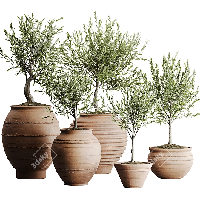 2015 Outdoor Plant Set: V-Ray, Corona, MAX 3D model image 1