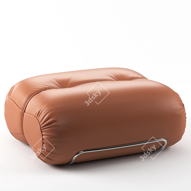 Modern Orsola Ottoman: Stylish and Comfortable 3D model image 2